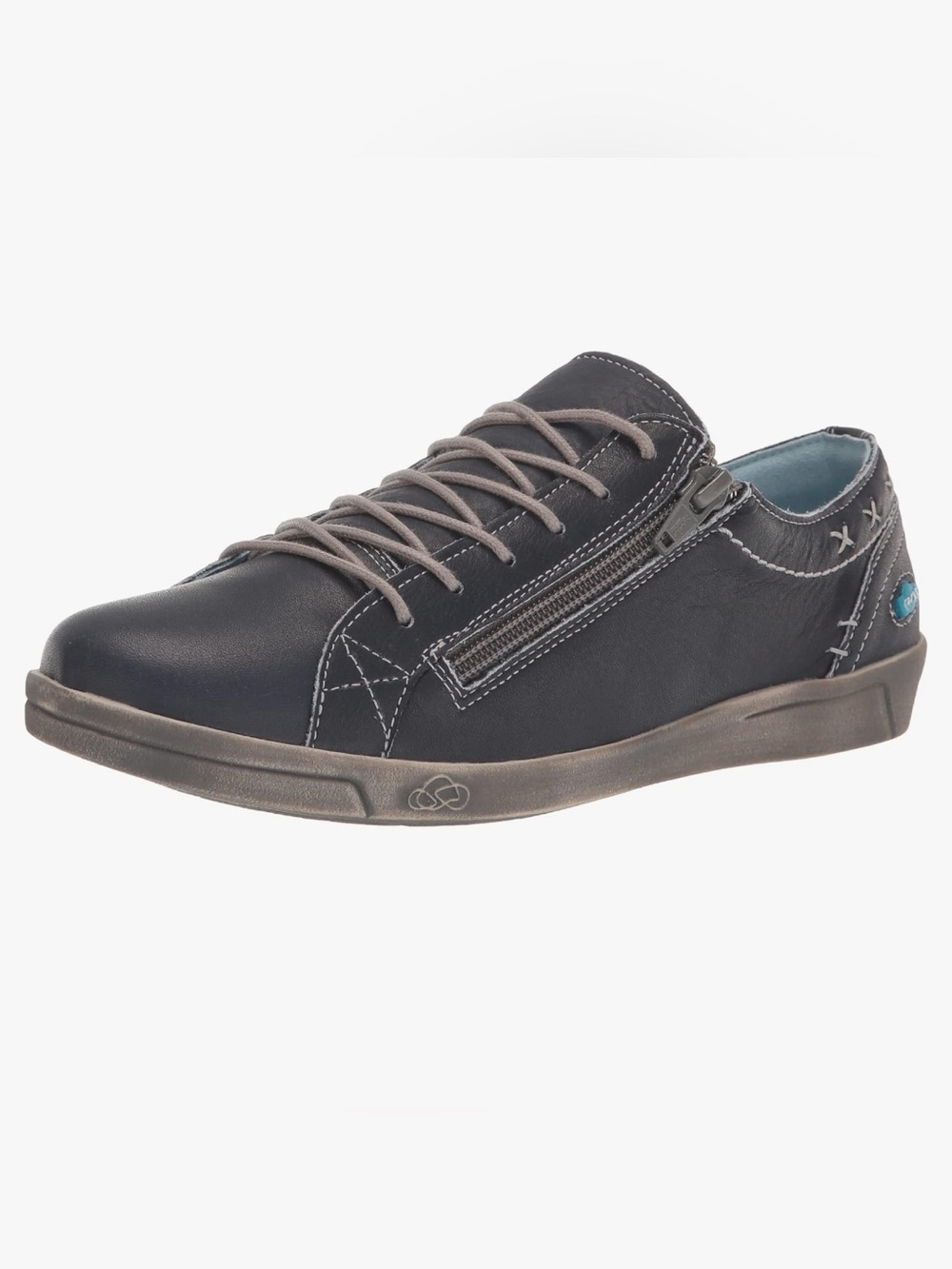 Cloud Footwear Aika Distressed Grey Leather Sneaker - EU 42 / US 11